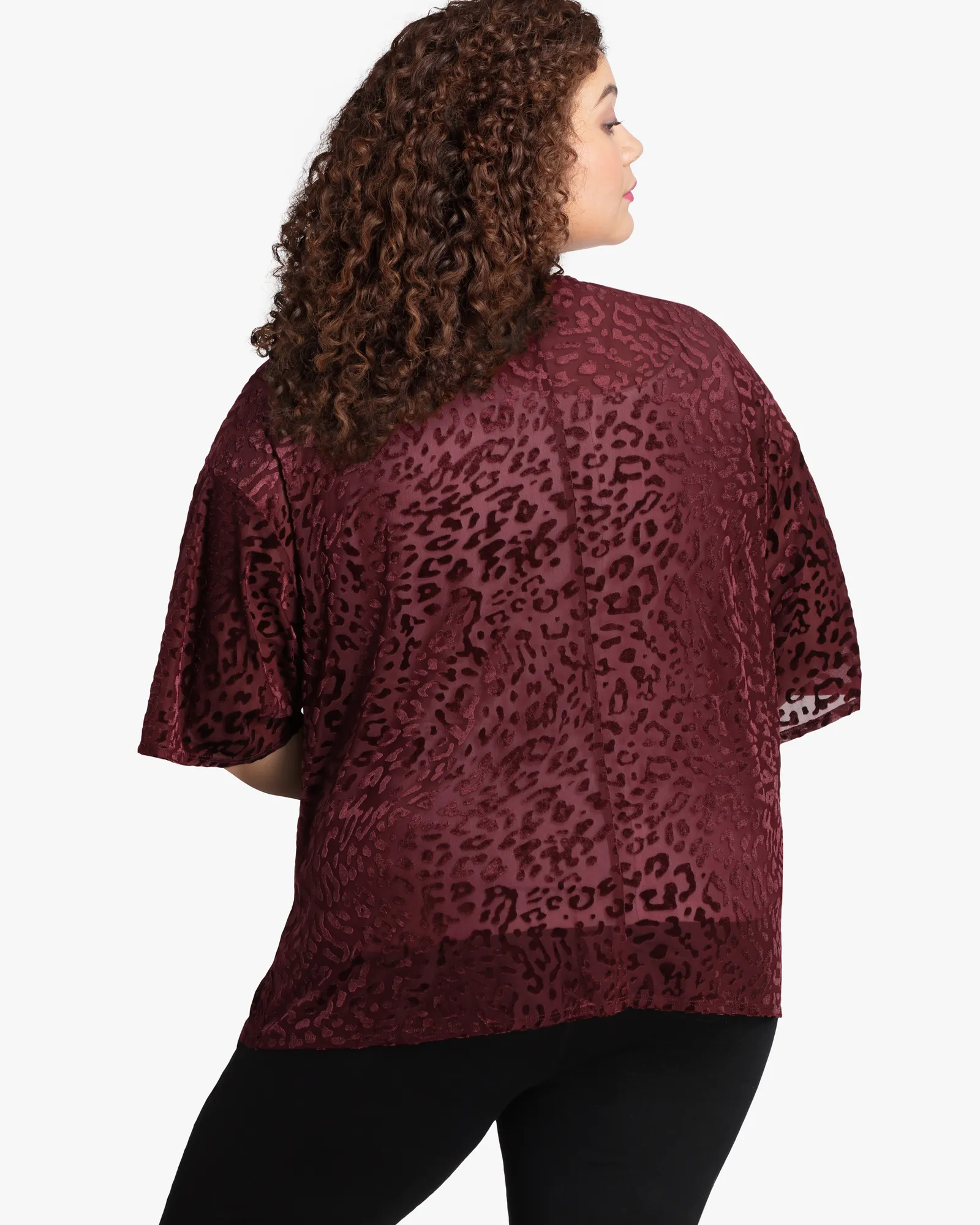 Acantha Kimono | Burgundy