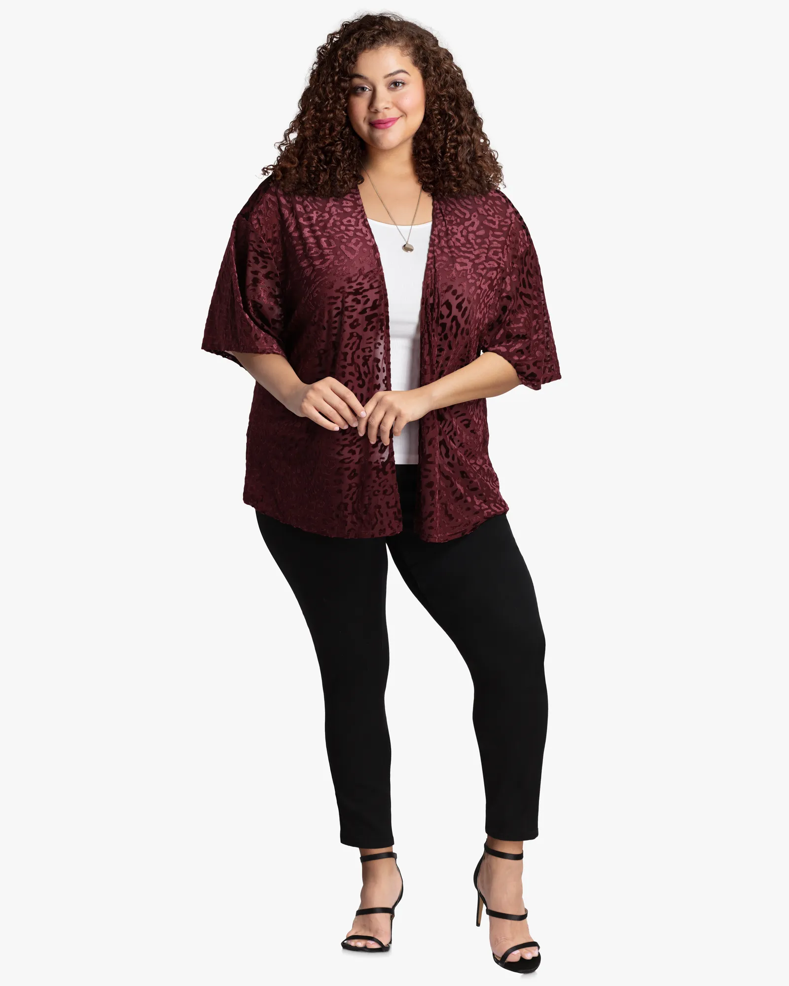 Acantha Kimono | Burgundy