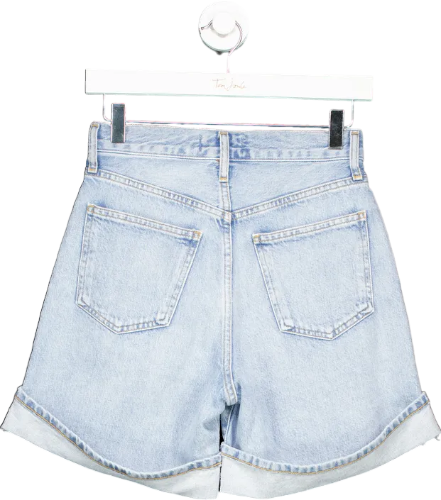 Agolde Light Blue Denim Shorts W23