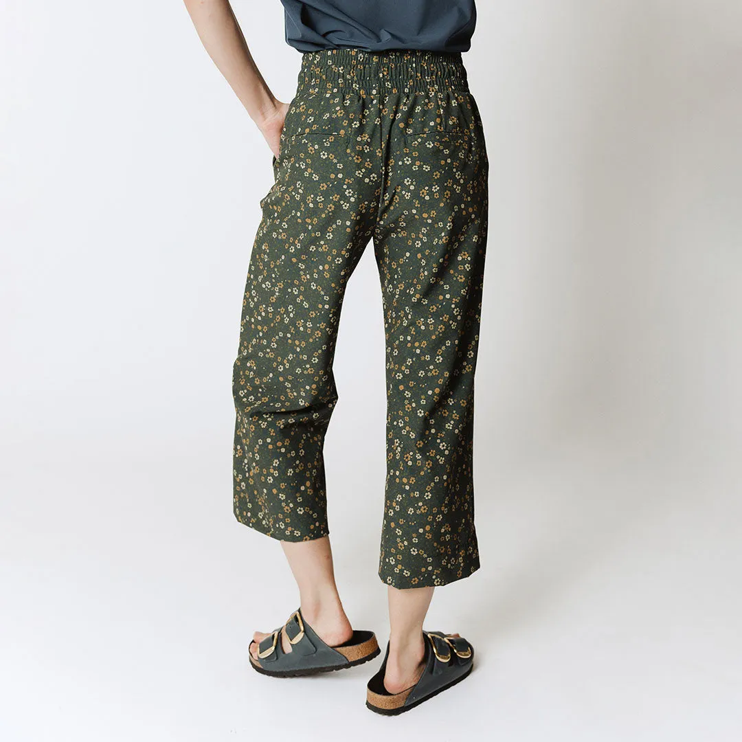 Audrey Wide Leg Pants, Flora