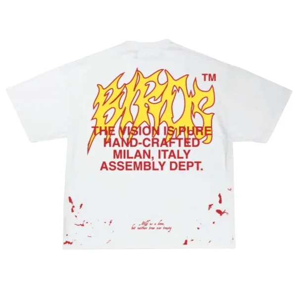 Birds "Anarchy" Ivory Ultra-Premium Oversized S/S Box T-Shirt