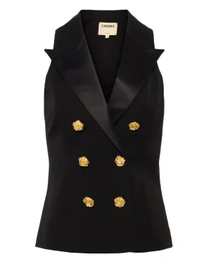 Black Vesper Tuxedo Vest