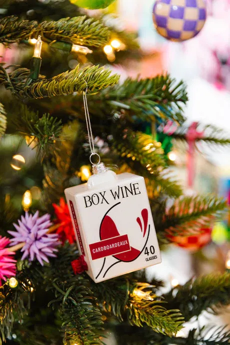 Boxed Wine Ornament