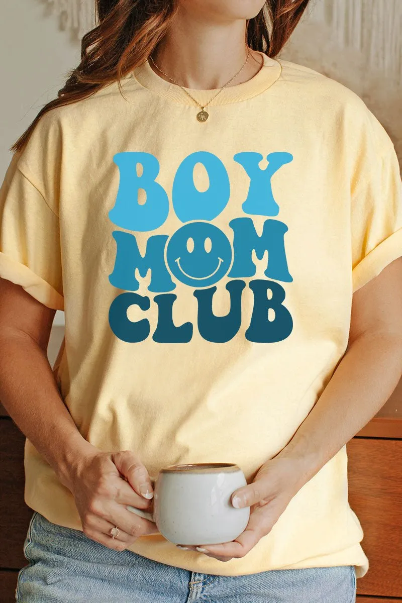 Boy Mom Club Short Sleeve Relaxed Fit T-Shirt