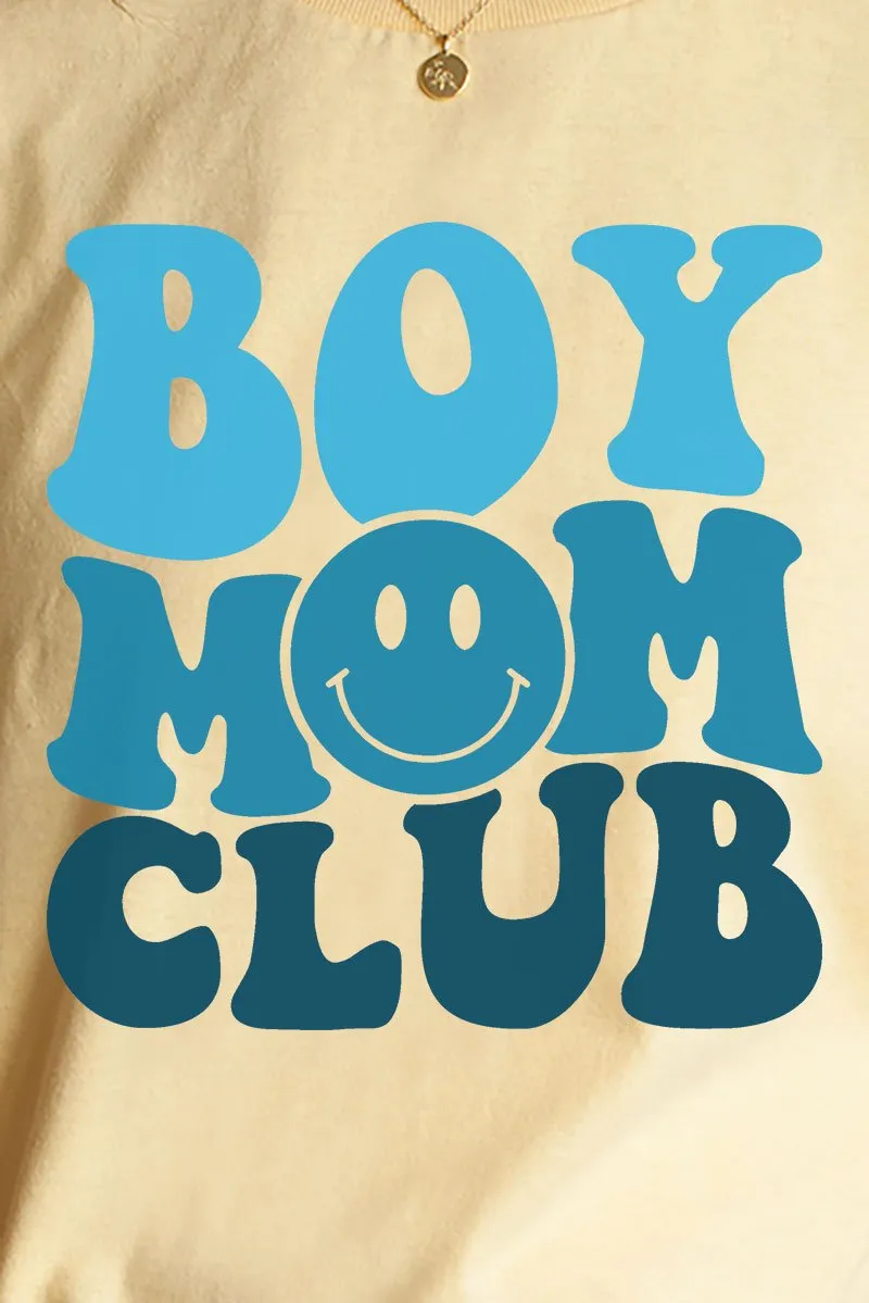 Boy Mom Club Short Sleeve Relaxed Fit T-Shirt