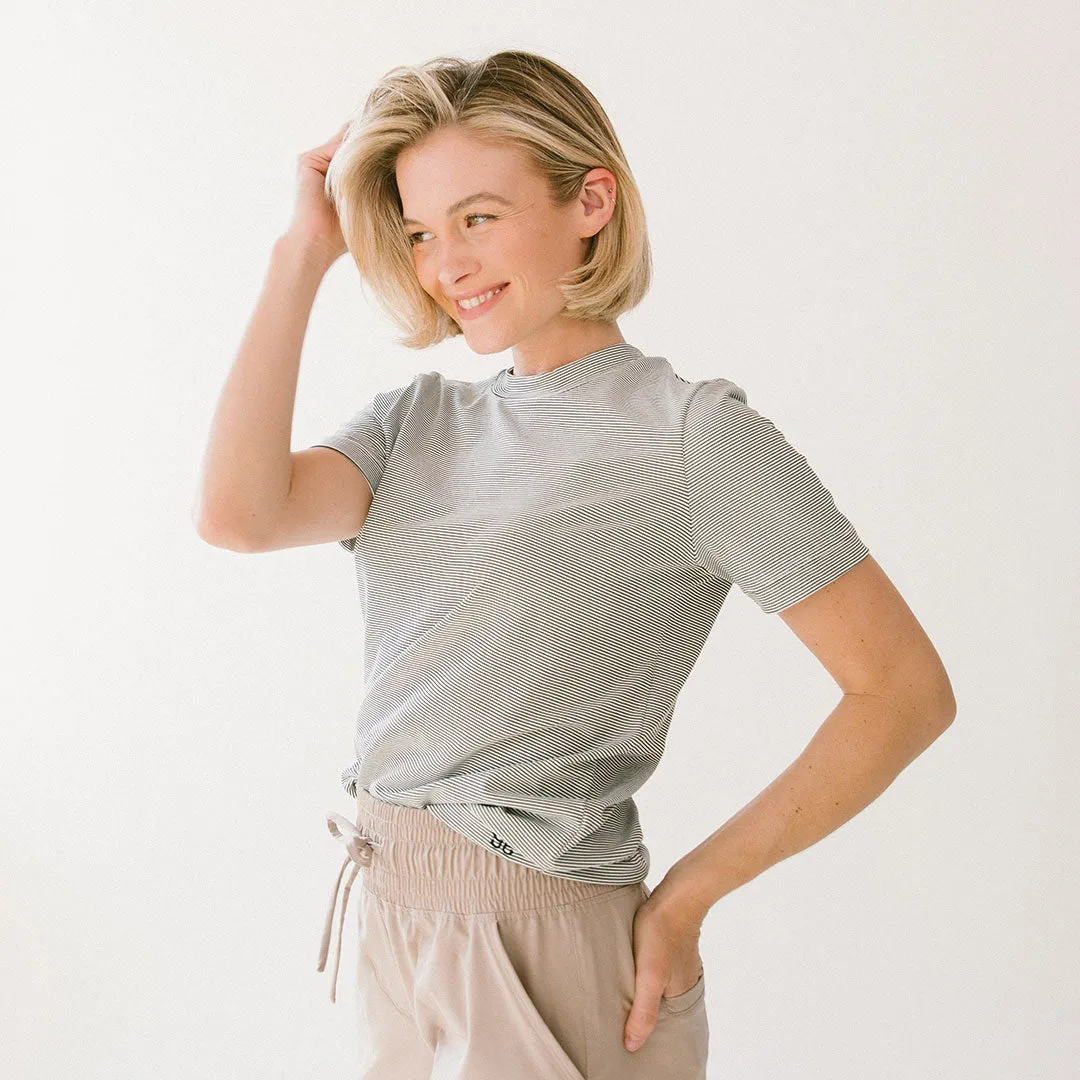 Boyfriend Tee, Sweet Stripe