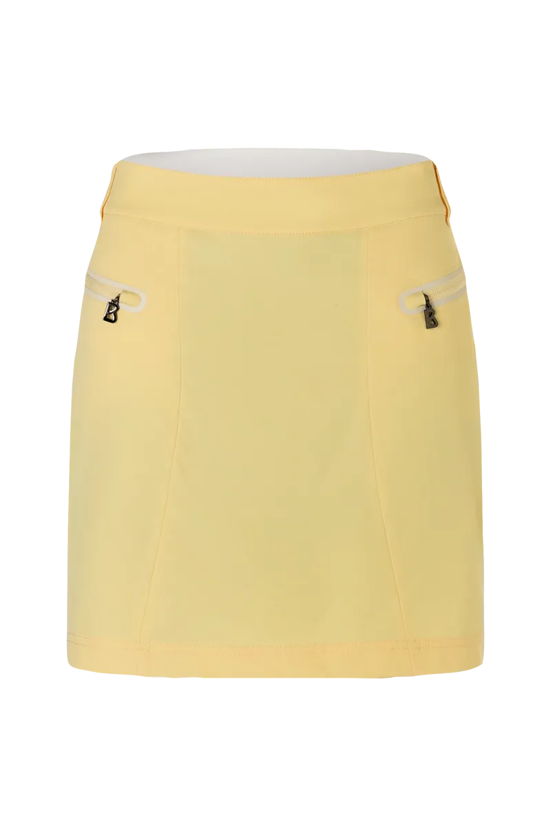 Brina Light Yellow Golf Skirt