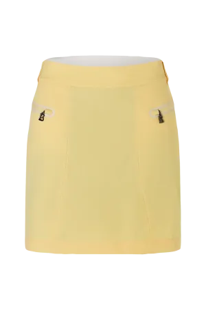 Brina Light Yellow Golf Skirt