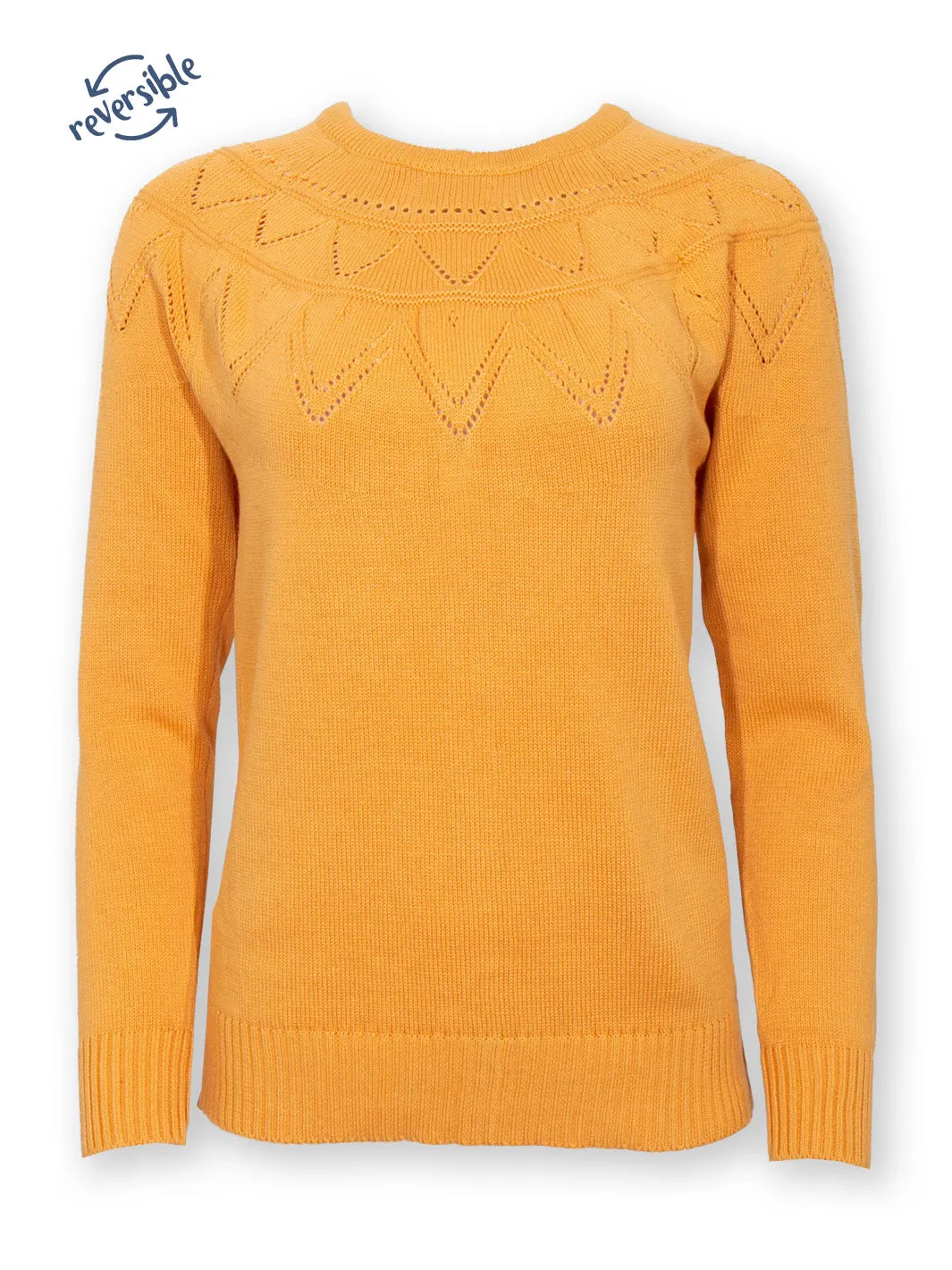 Bulbarrow reversible jumper golden