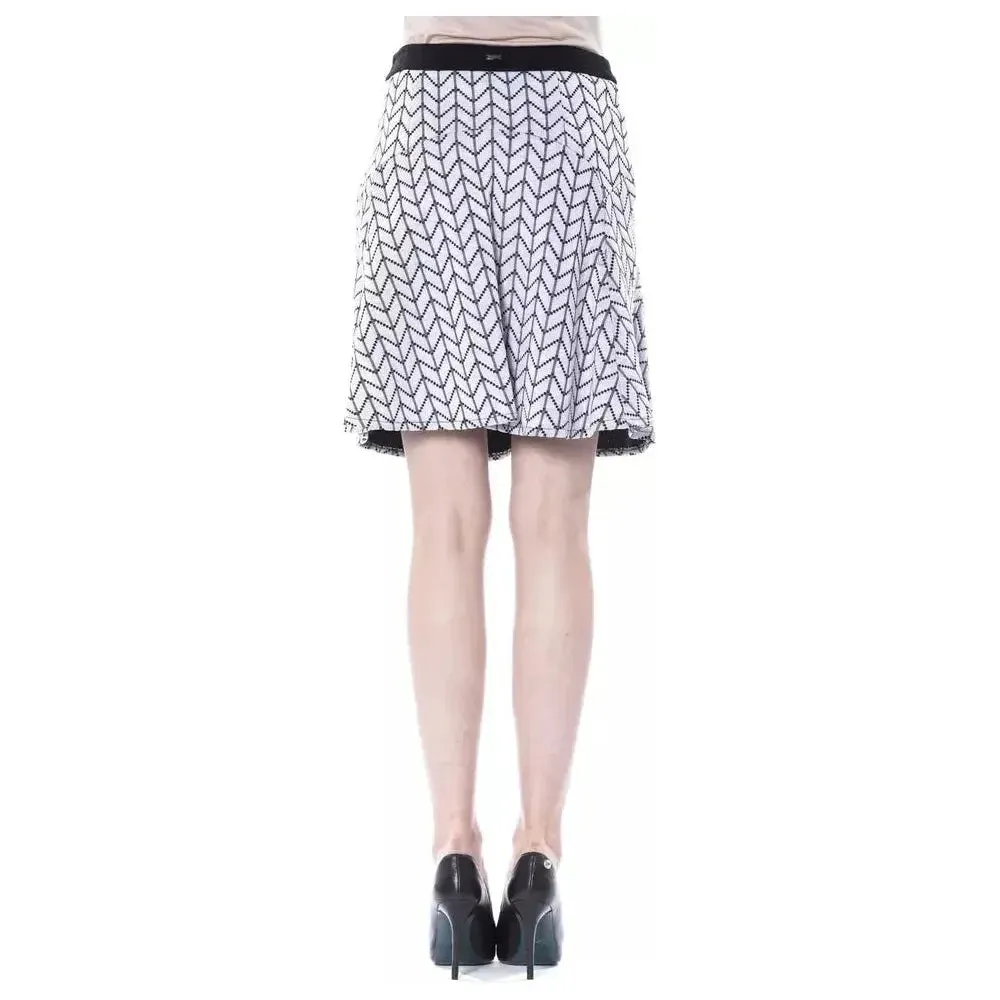 BYBLOS Black Acrylic Women Skirt