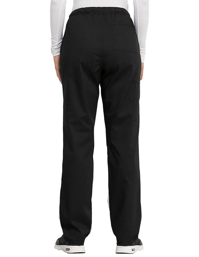 Cherokee Workwear Revolution Unisex Tapered Leg Drawstring Petite Pant