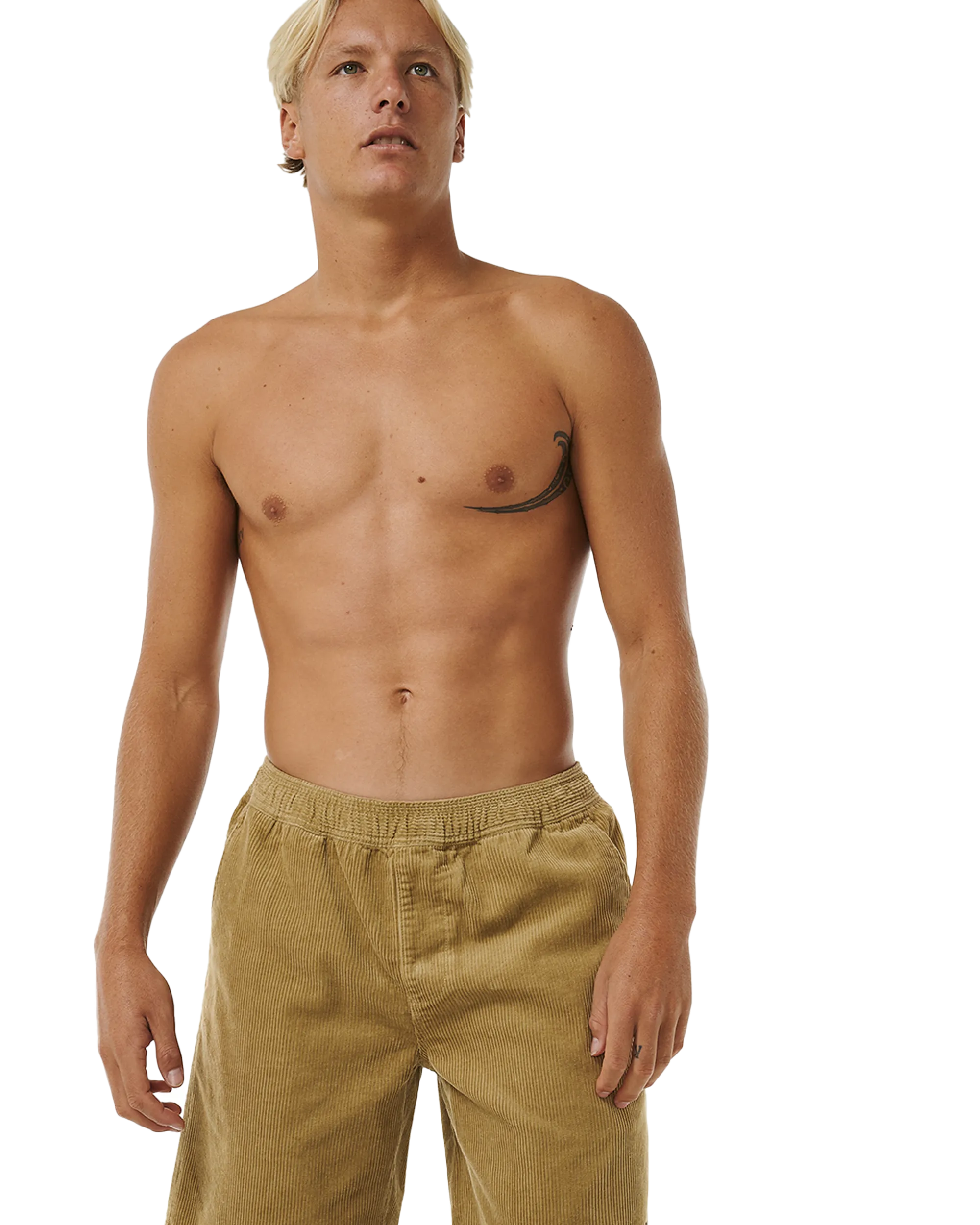 Classic Surf Corduroy Walkshorts in Dark Khaki