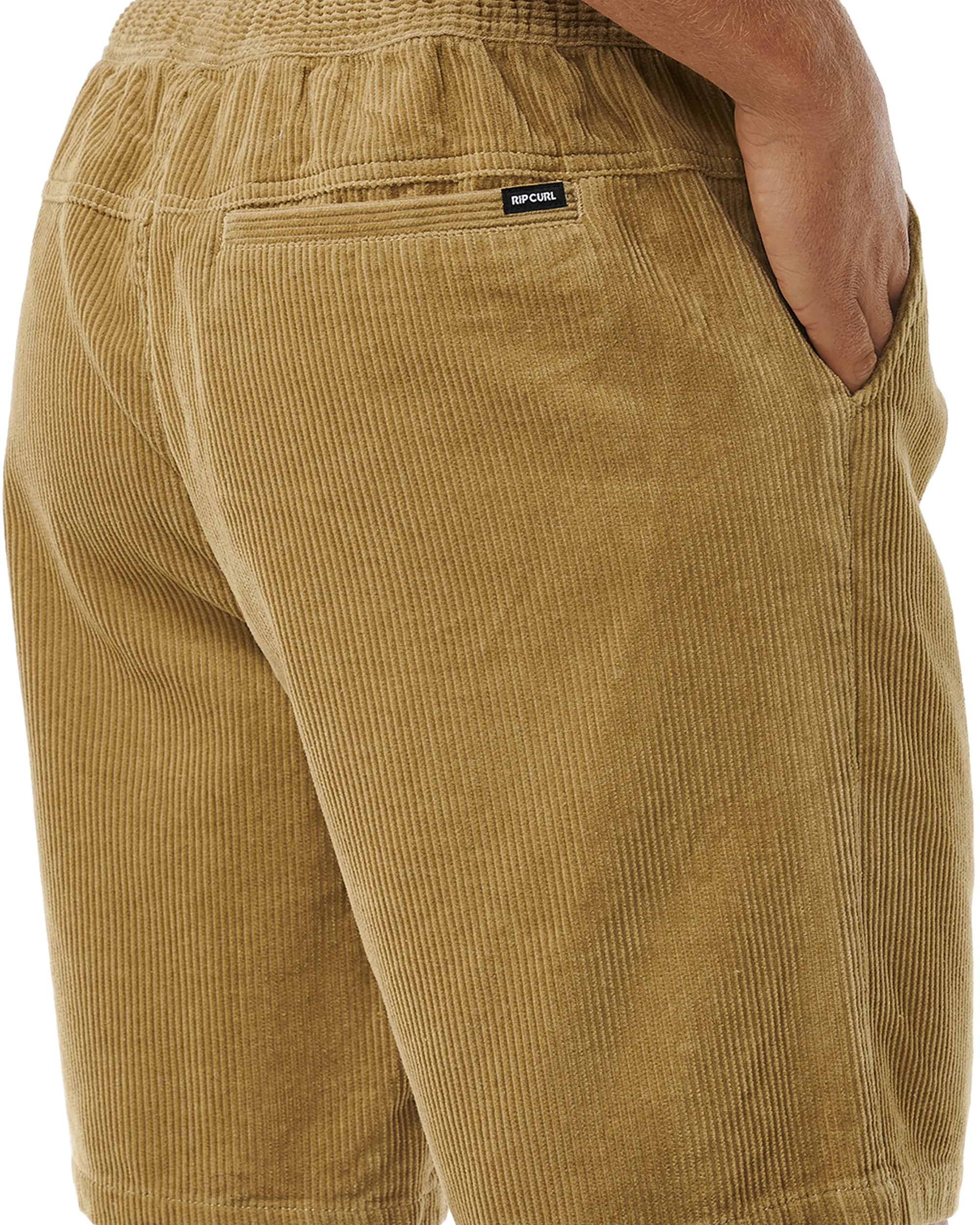 Classic Surf Corduroy Walkshorts in Dark Khaki