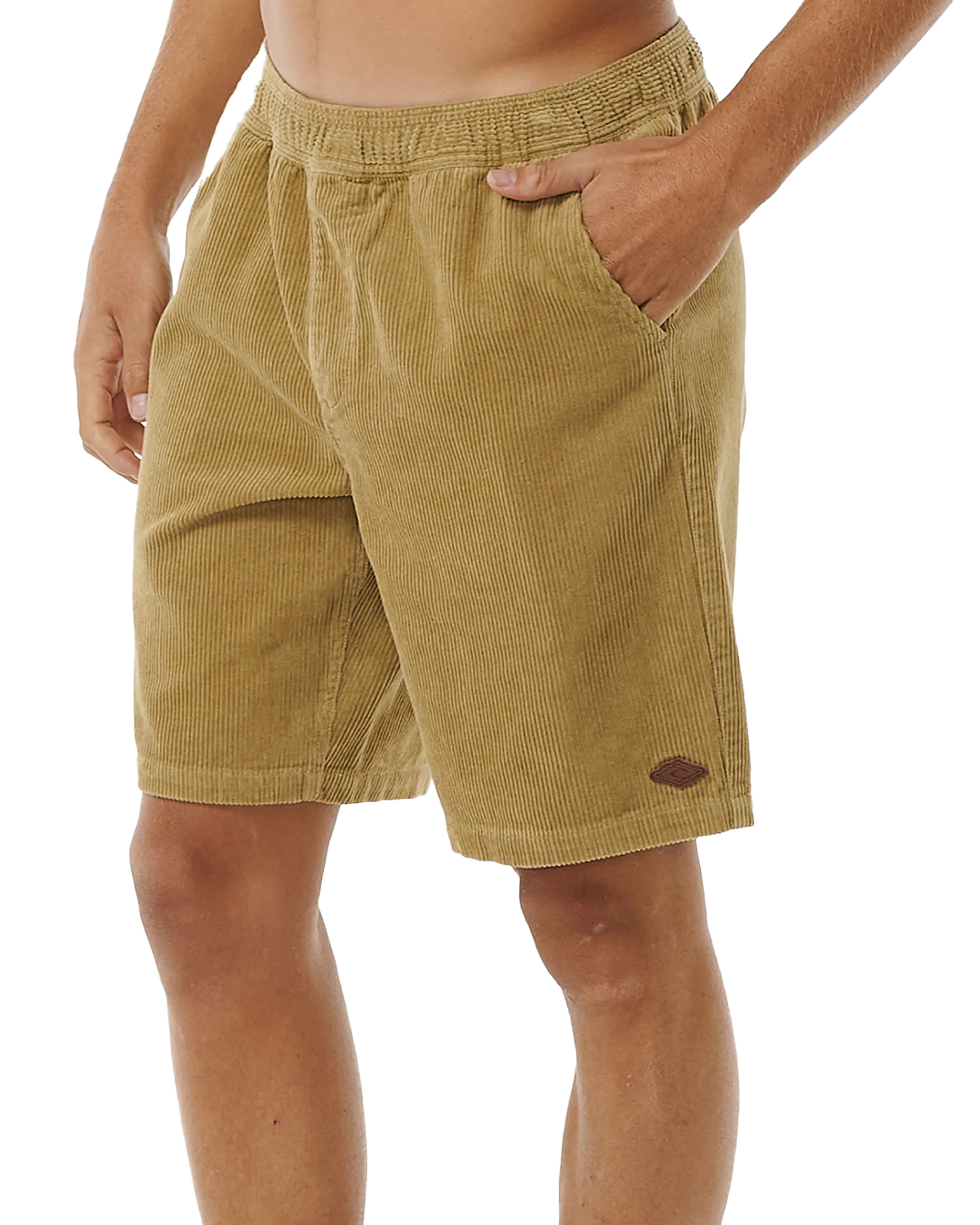 Classic Surf Corduroy Walkshorts in Dark Khaki