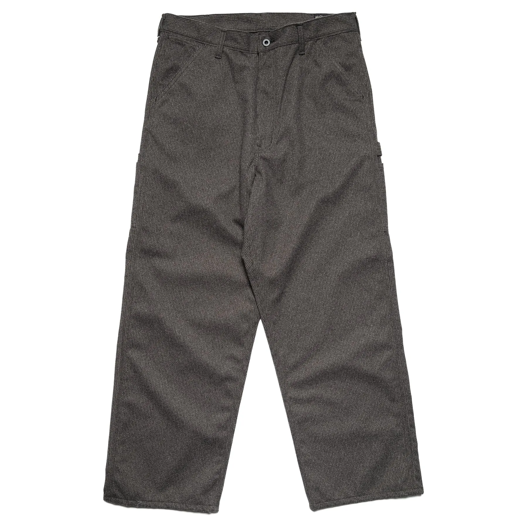 Dad's Fit Painter Pants - Brown Houndstooth