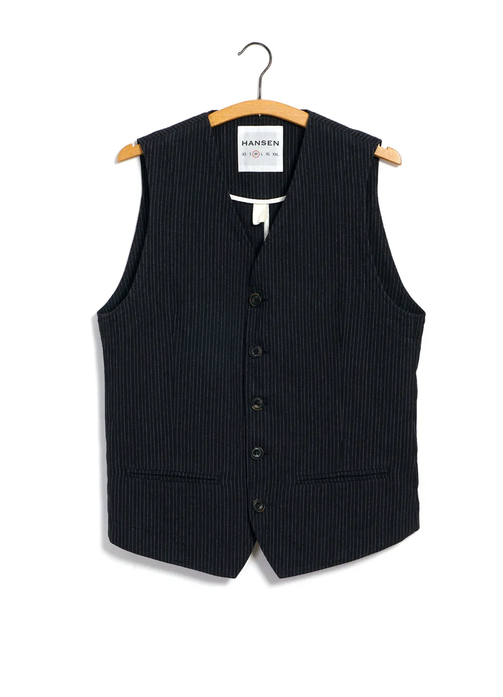 DANIEL 28-32-2 | Classic Waistcoat | Black Pin