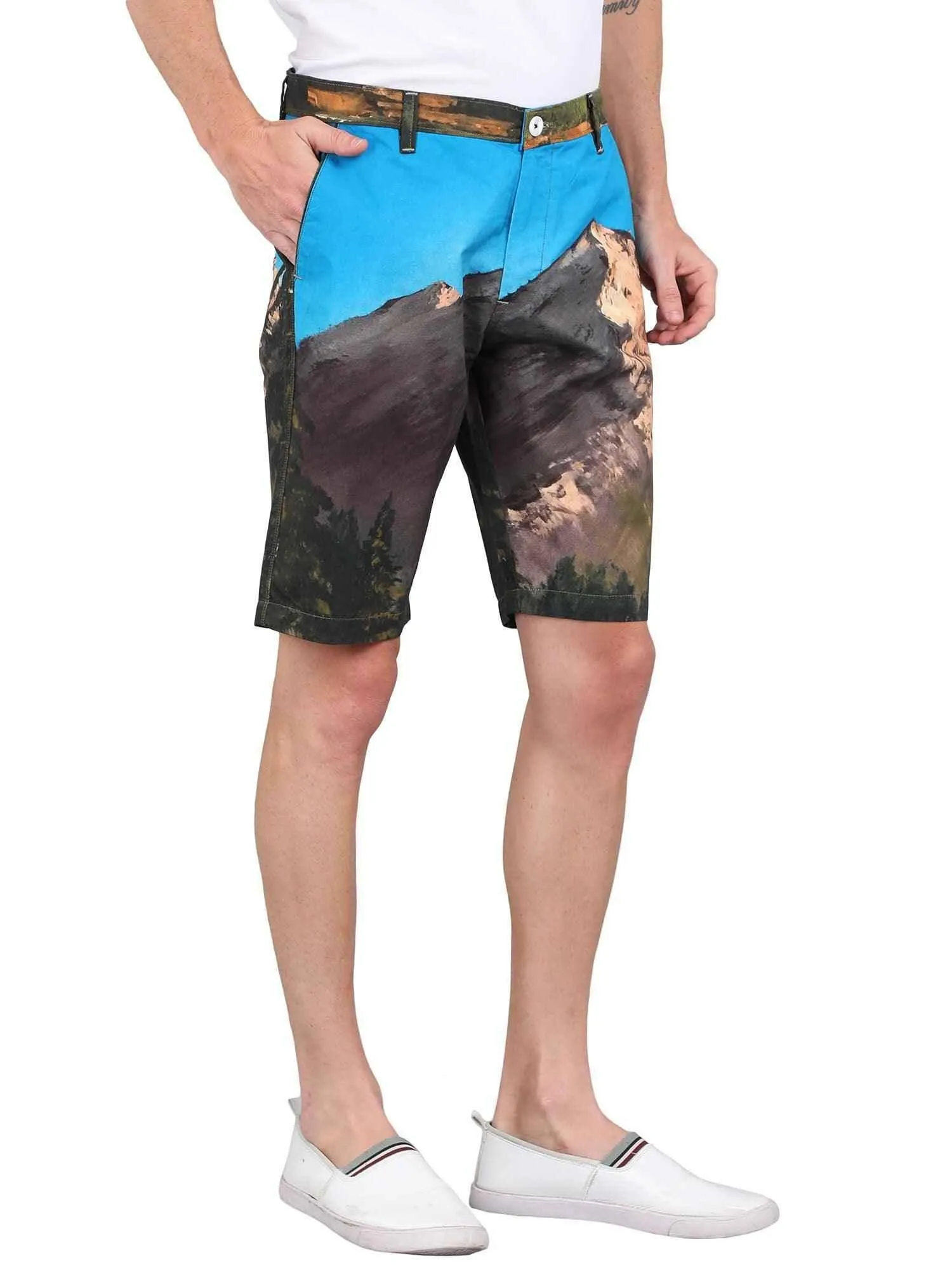 Digital Printed  Cotton Short