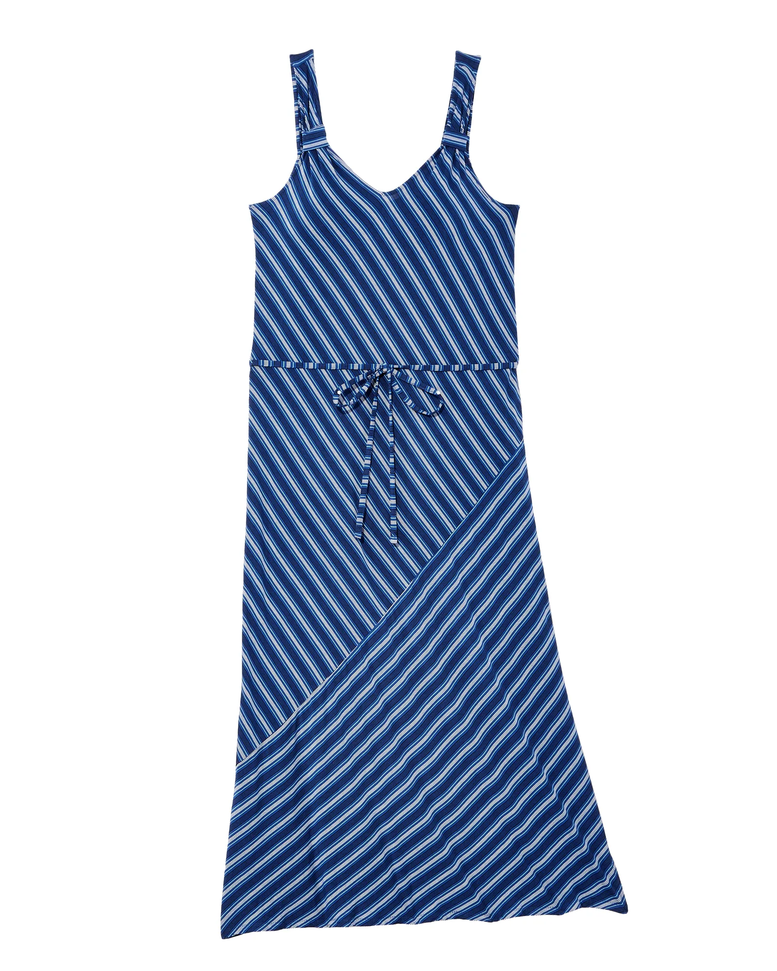 Edina Sleeveless Maxi Dress | Navy / Royal Blue