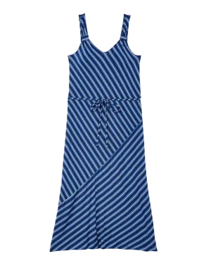 Edina Sleeveless Maxi Dress | Navy / Royal Blue