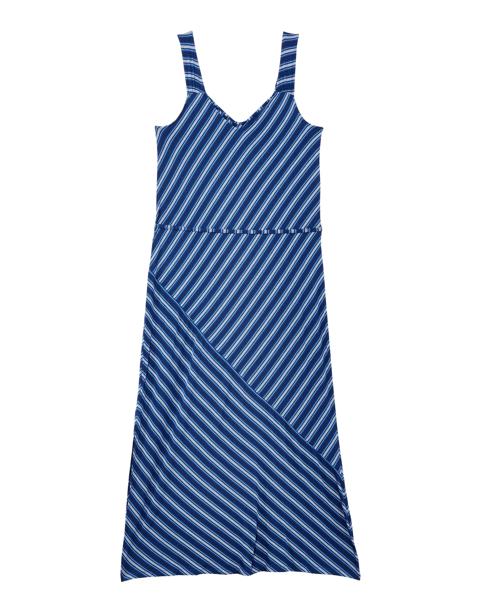 Edina Sleeveless Maxi Dress | Navy / Royal Blue