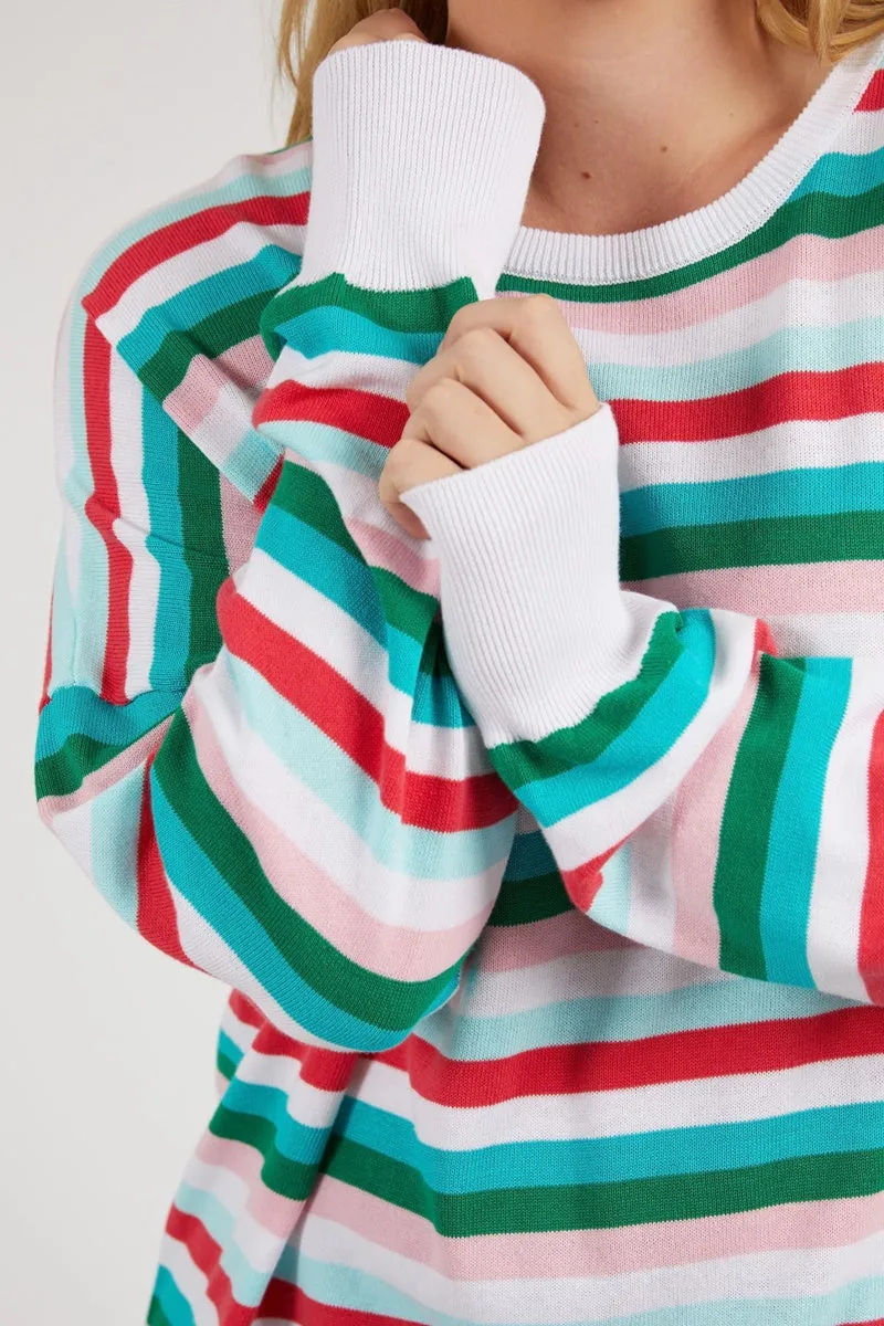 Elm - Universe Knit - Multicolour Stripe