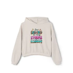 Floral Hoodie, Cozy & Stylish Pullover - Perfect Gift for Her, Trendy Sweatshirt, Cute Casual Quote, Surviving a Hard Life