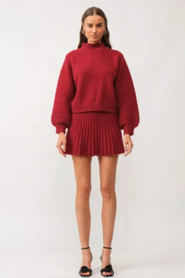 Gabrielle Knit Mini Skirt