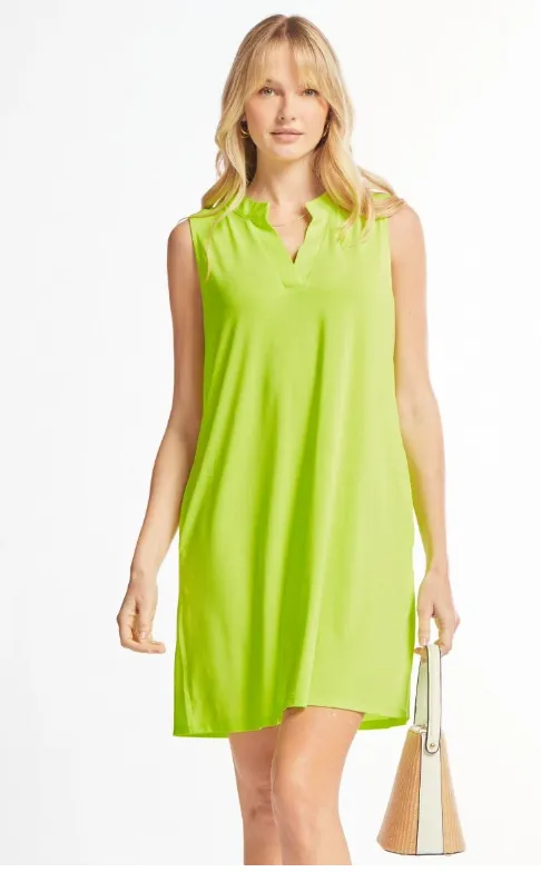 Greatest of Times Tank Dress - Neon Green