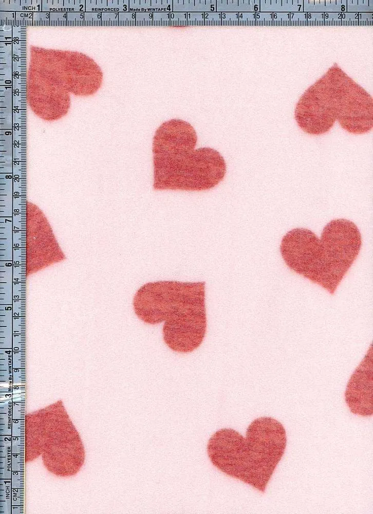 HEARTS PRINTED ON CASHMERE BRUSHED NFB200720-049