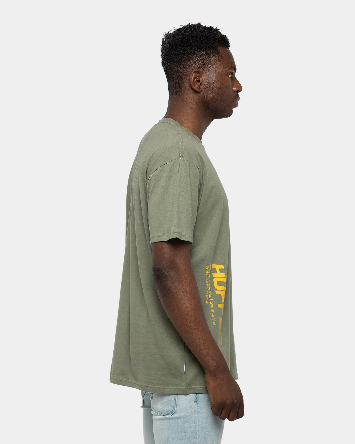 Huffer Sup Racketeering Tee Khaki