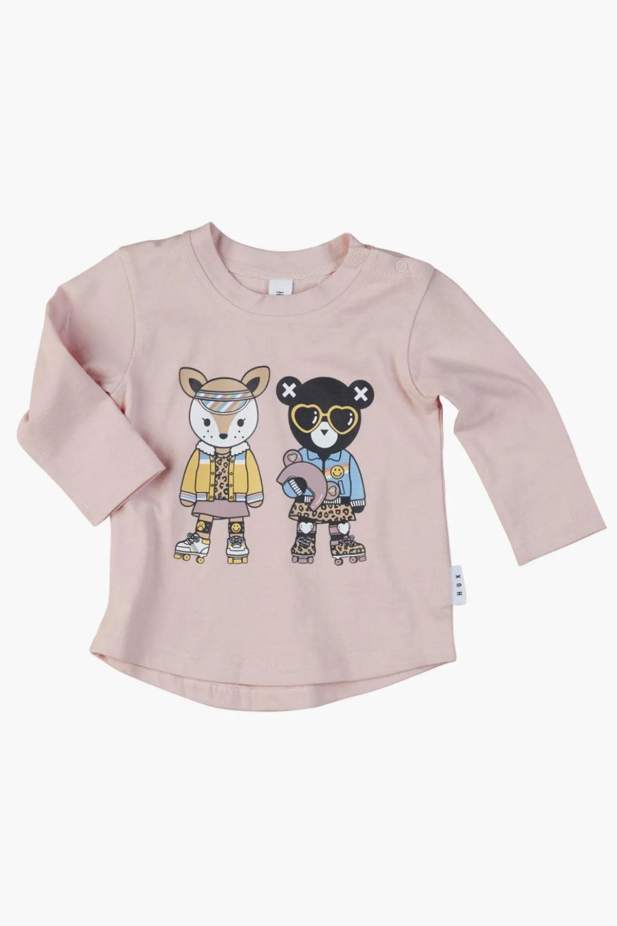 Huxbaby Animal Skater Girls Shirt