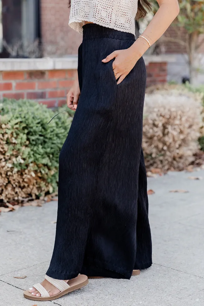 In A Daze Black Pleated Pants FINAL SALE