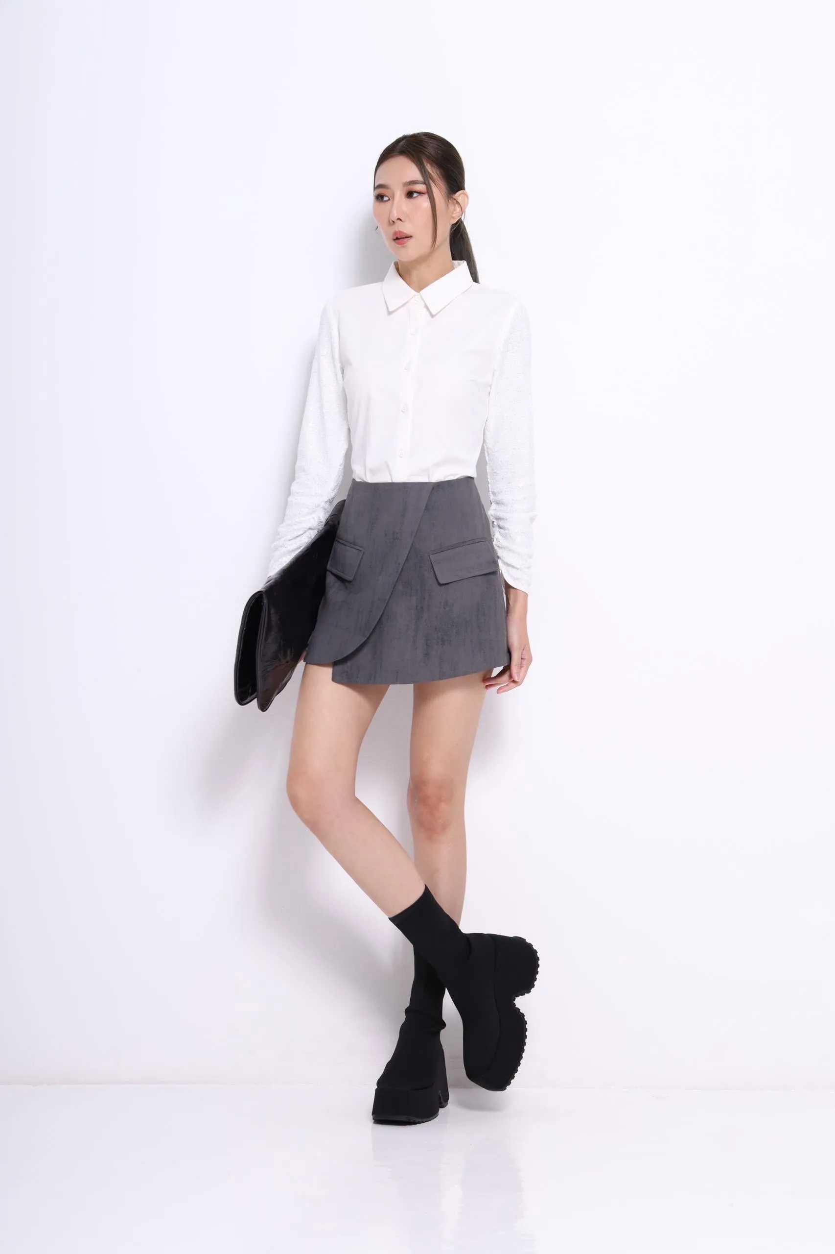 Ina Asymmetrical Skorts