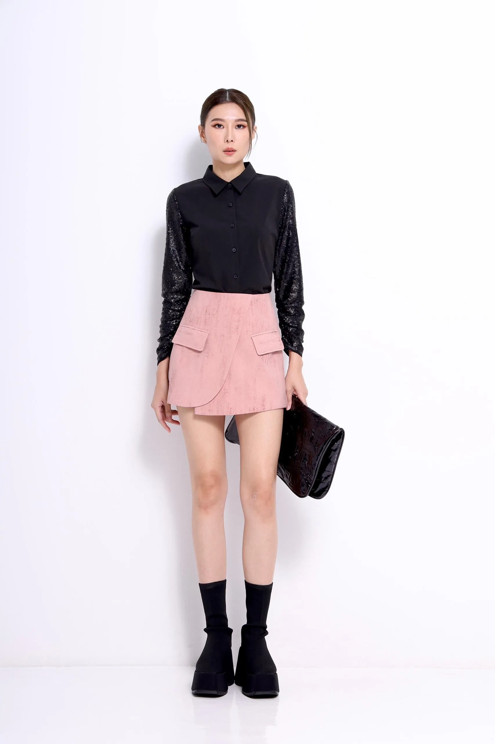 Ina Asymmetrical Skorts