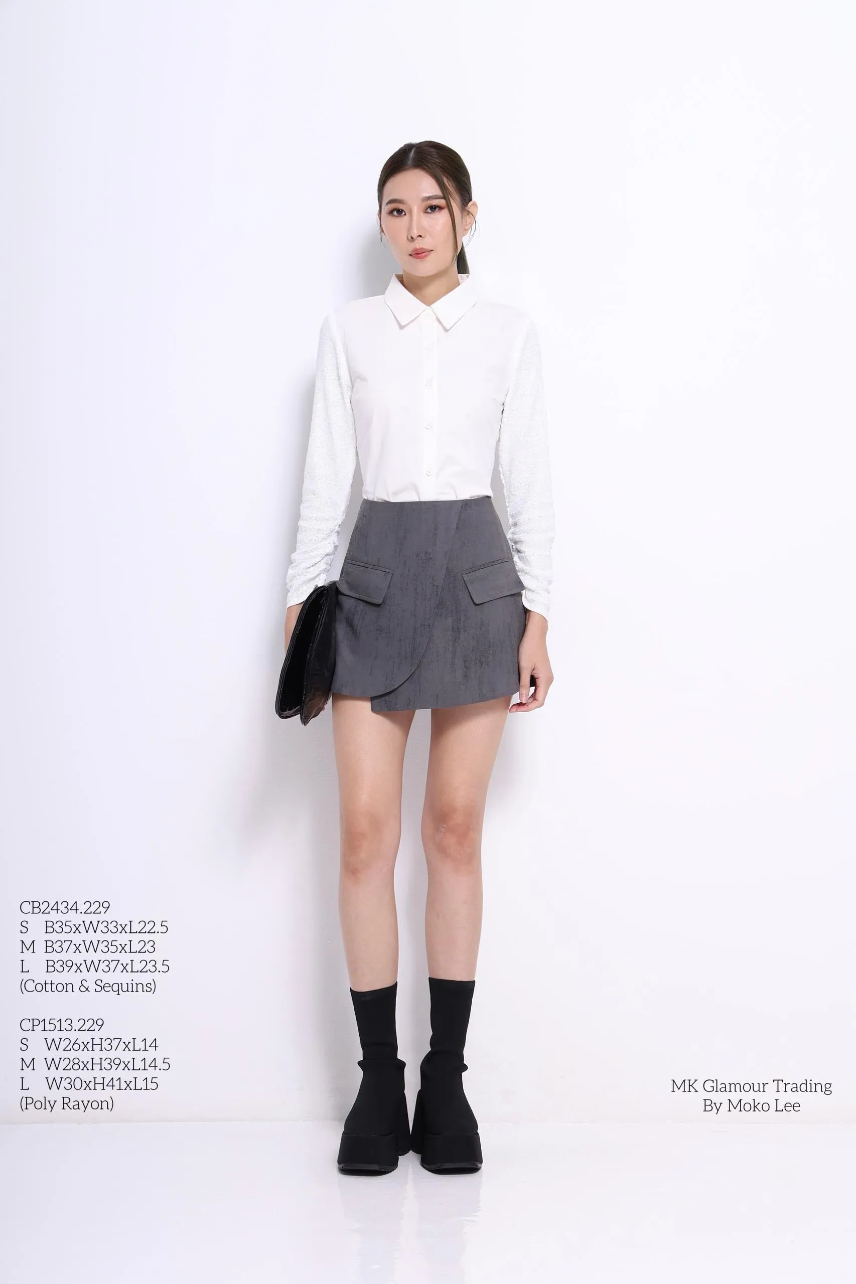 Ina Asymmetrical Skorts