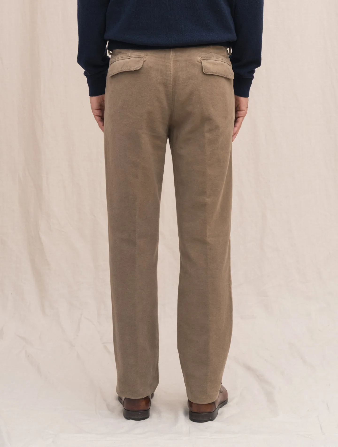 Ionio2 Moleskin Trousers Beige