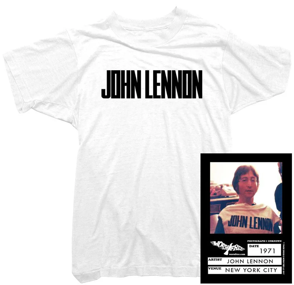 John Lennon T-Shirt - John Lennon Tee worn by John Lennon