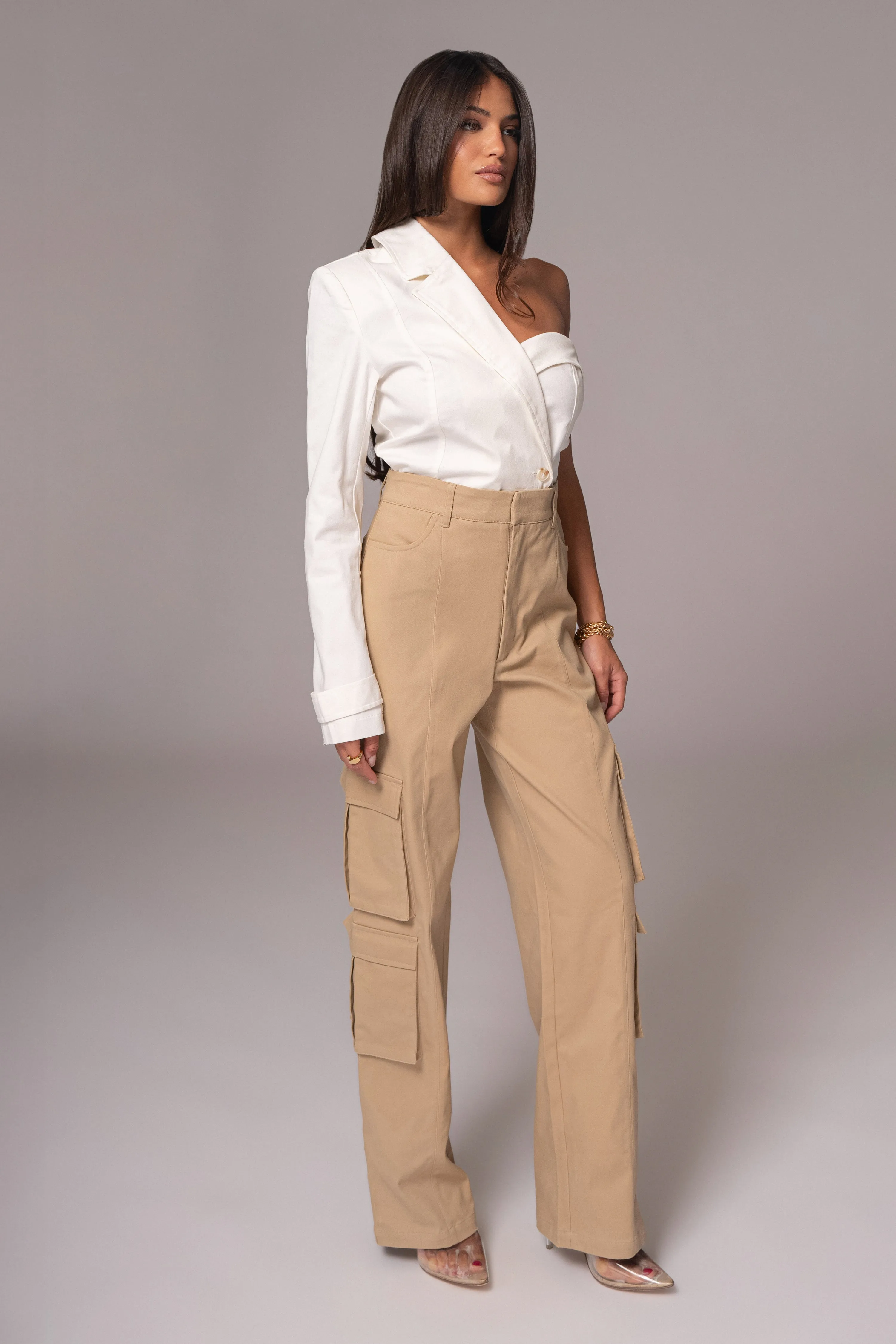 Khaki Double Take Cargo Pants