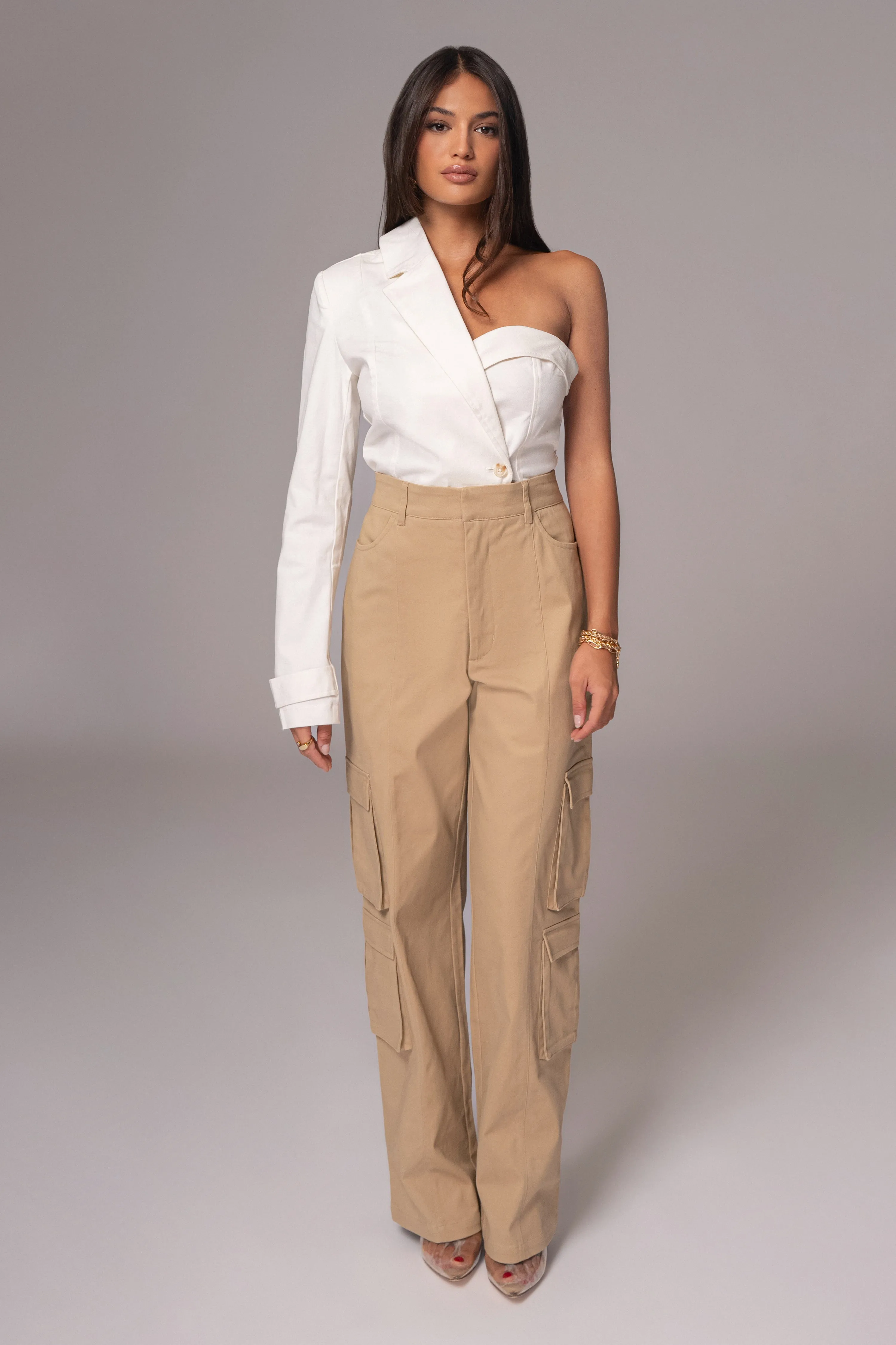 Khaki Double Take Cargo Pants