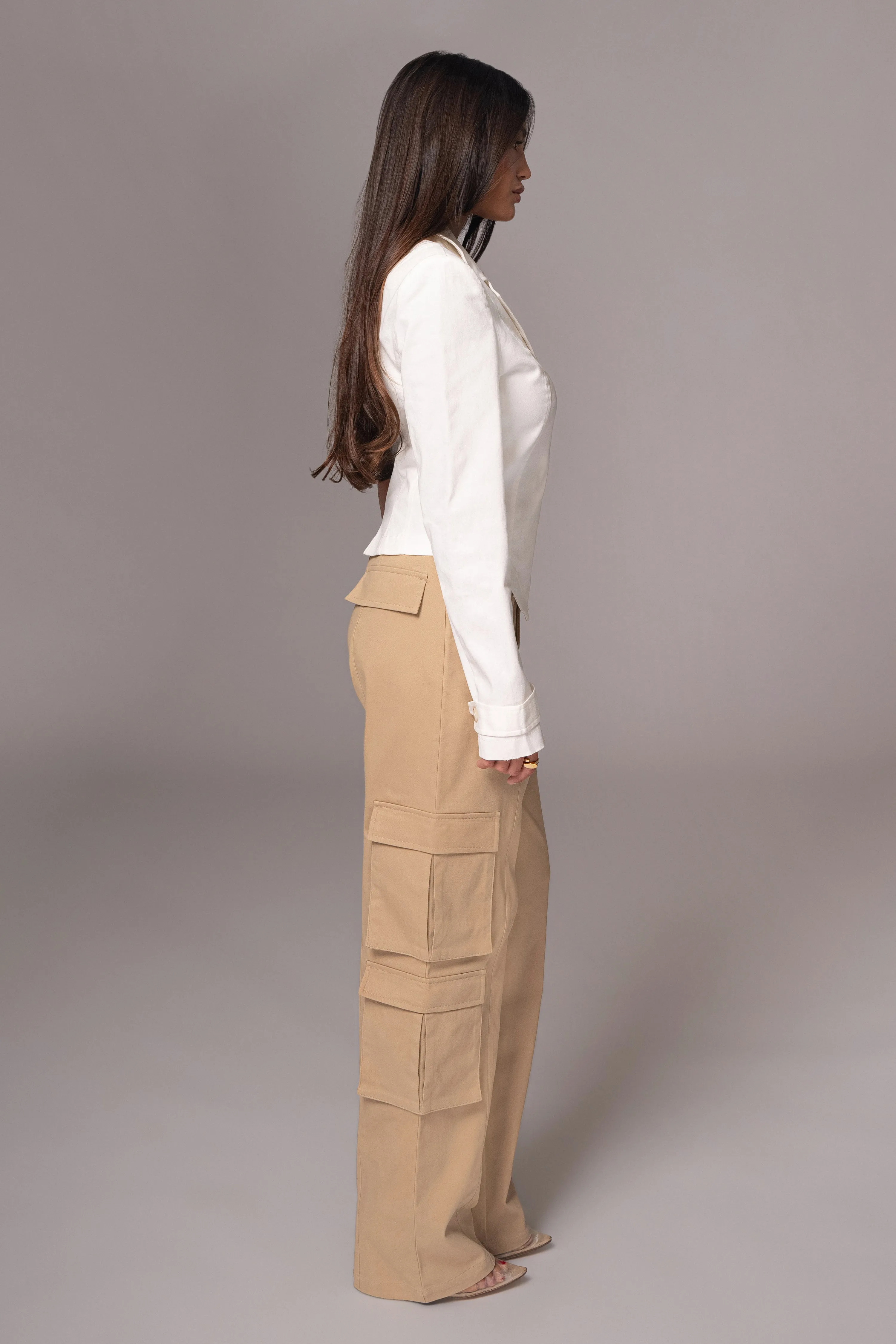 Khaki Double Take Cargo Pants