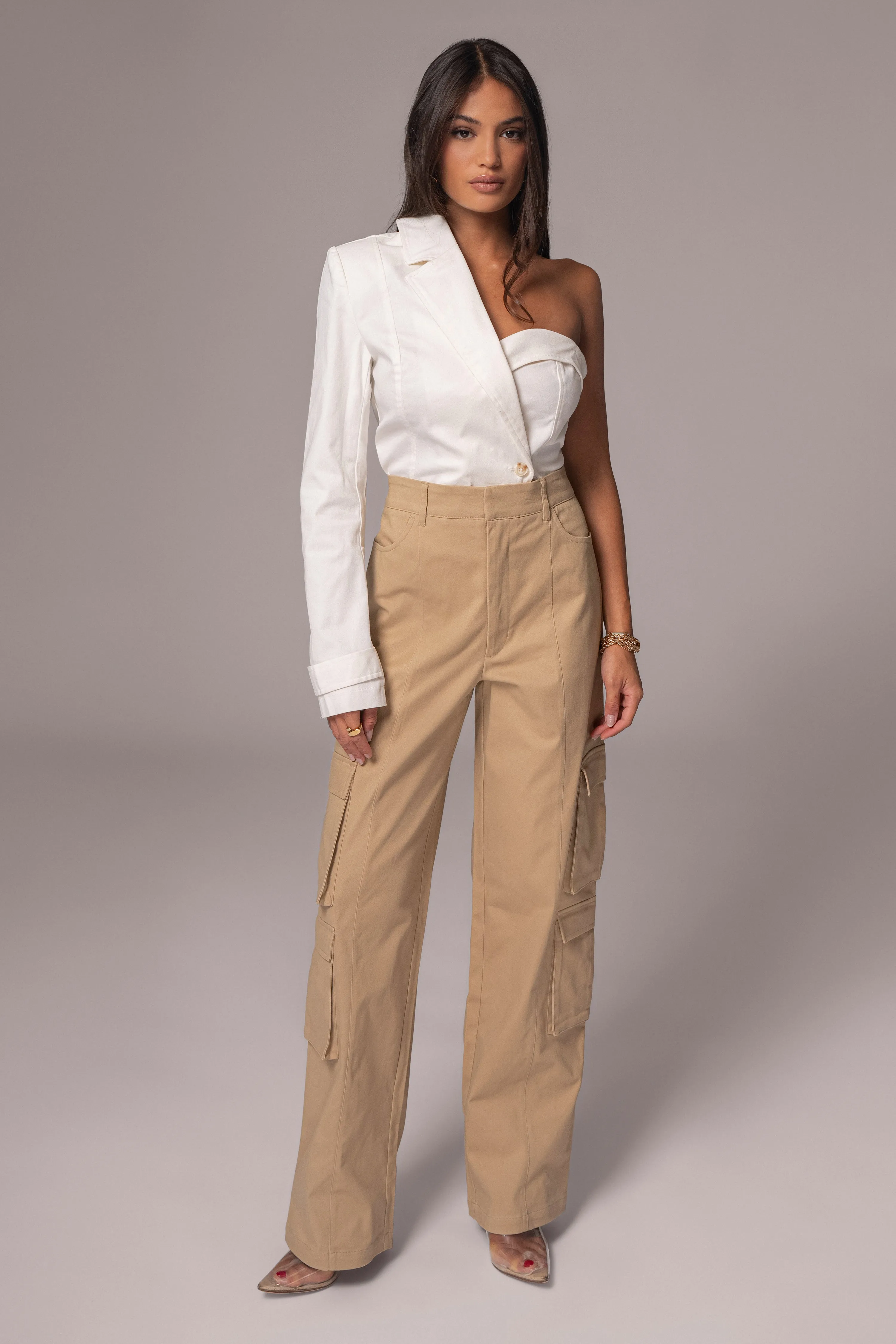 Khaki Double Take Cargo Pants