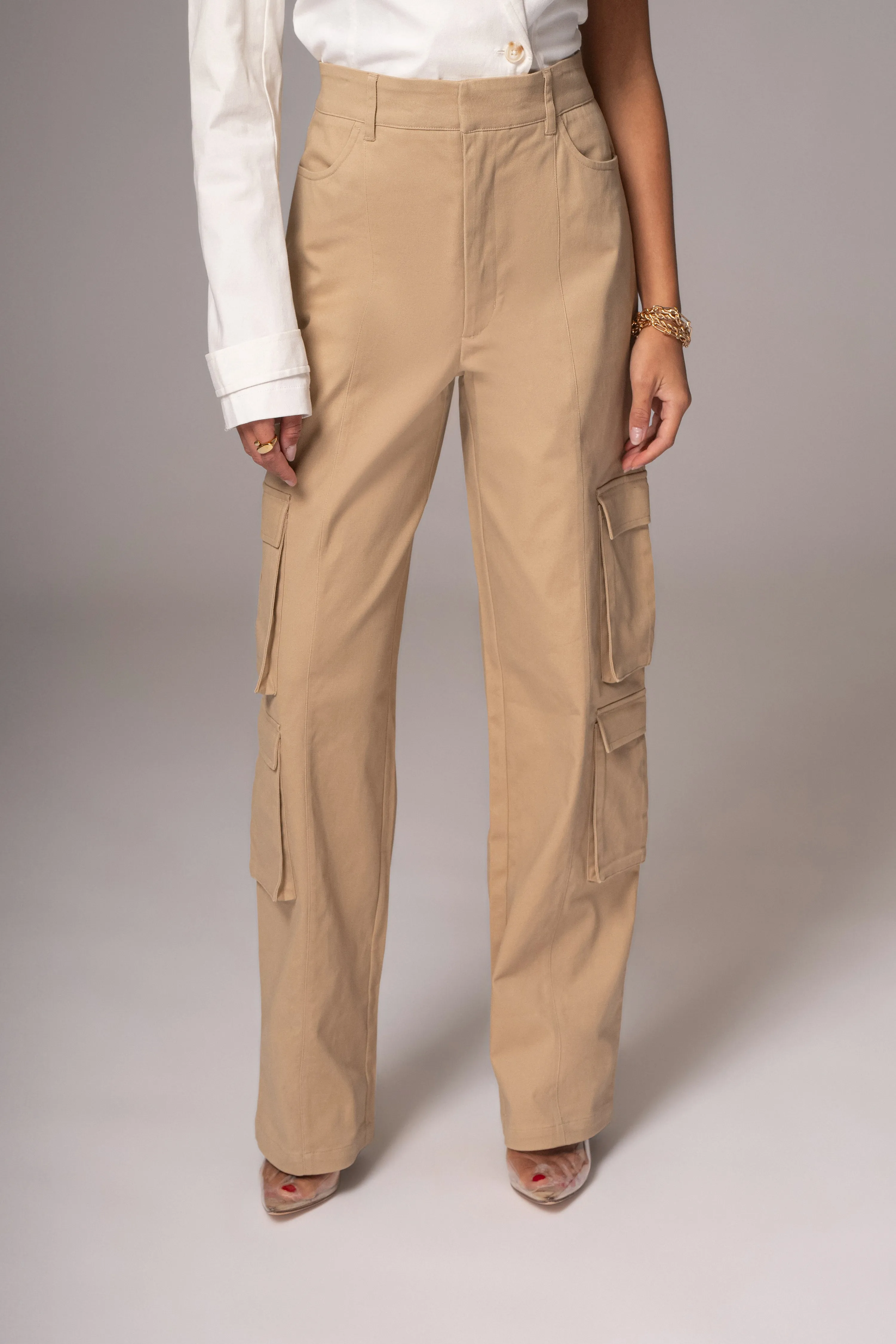 Khaki Double Take Cargo Pants