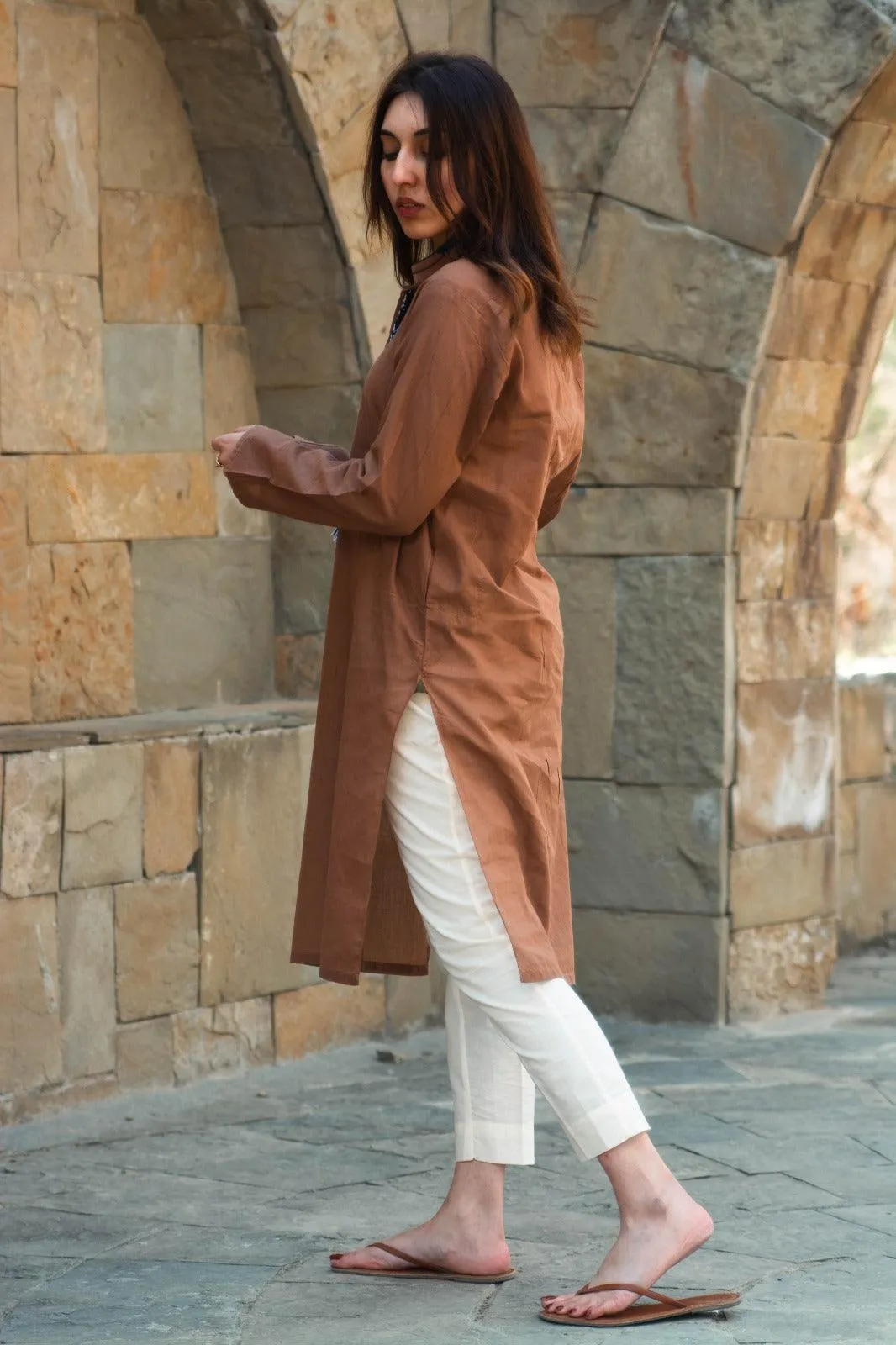 Leila - Brown Spring/Summer Kurta