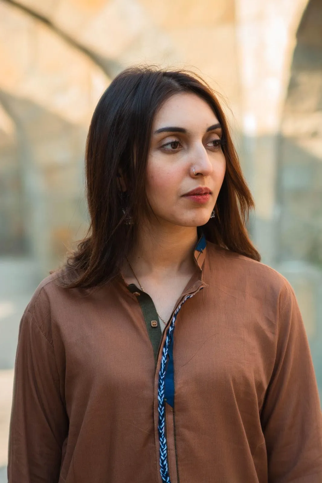 Leila - Brown Spring/Summer Kurta