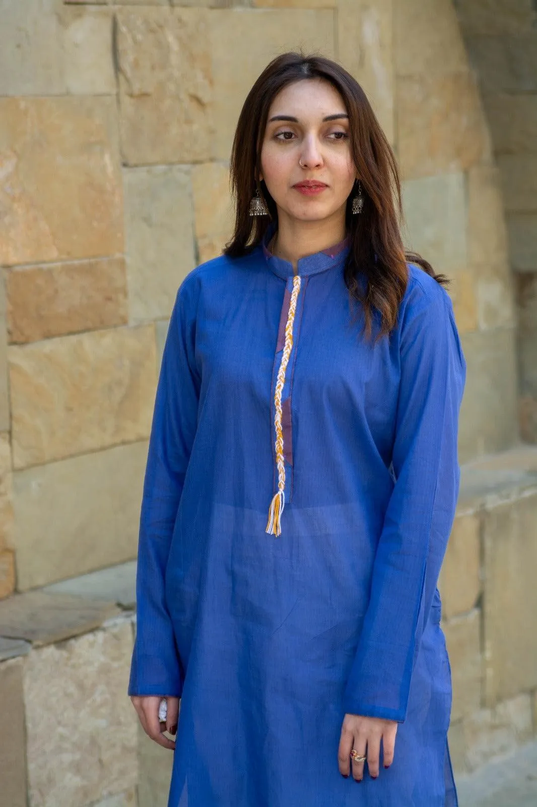 Leila - Cobalt Blue Spring/Summer Kurta