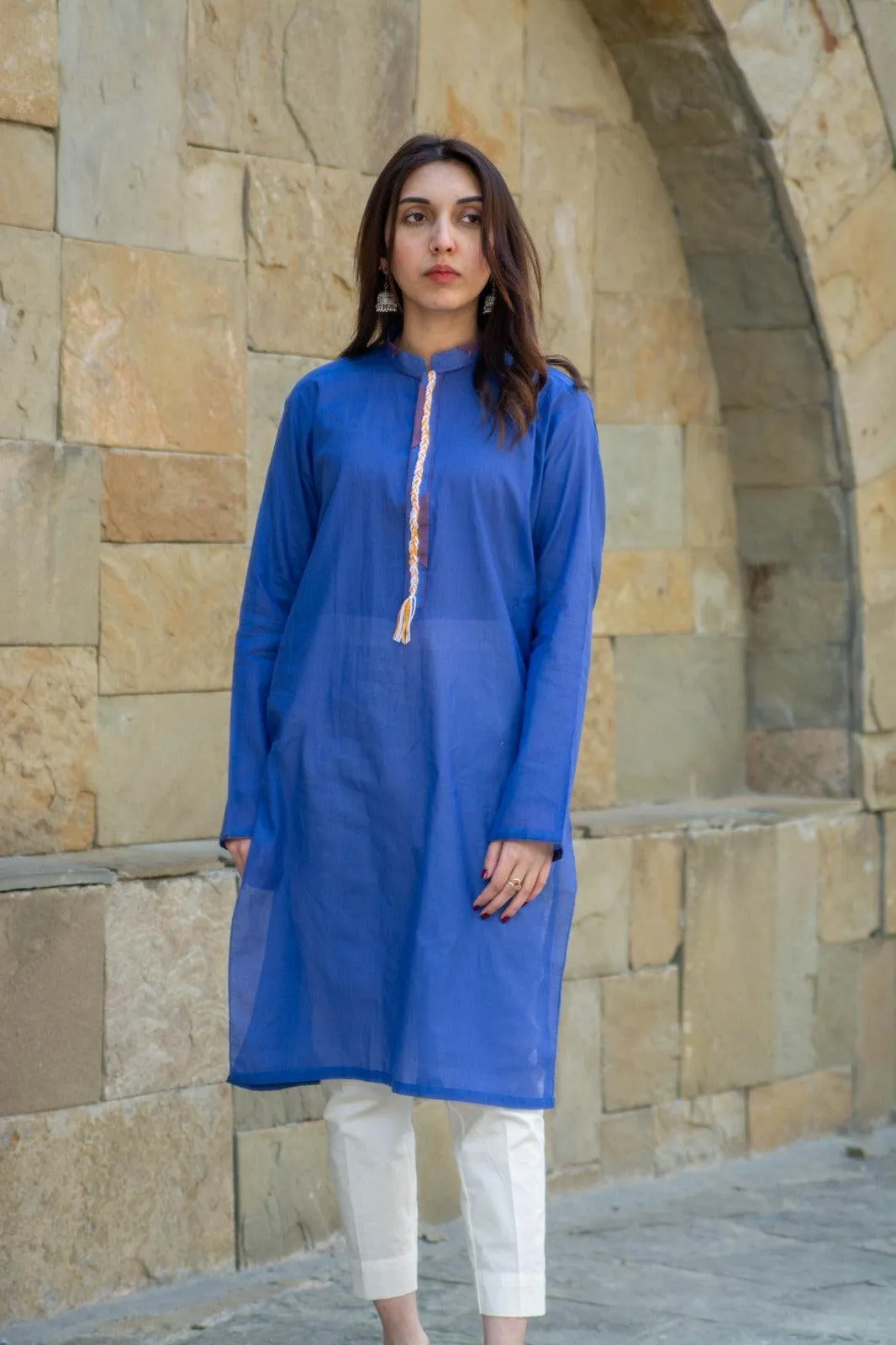 Leila - Cobalt Blue Spring/Summer Kurta