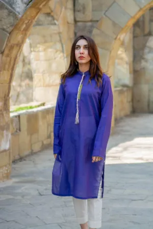 Leila - Purplish Blue Spring/Summer Kurta