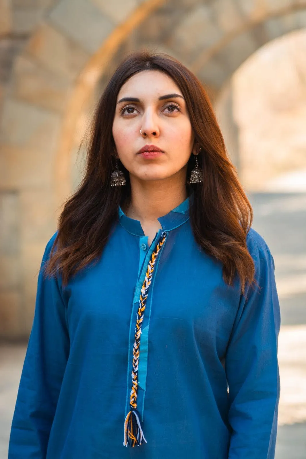 Leila - Sapphire Blue Spring/Summer Kurta