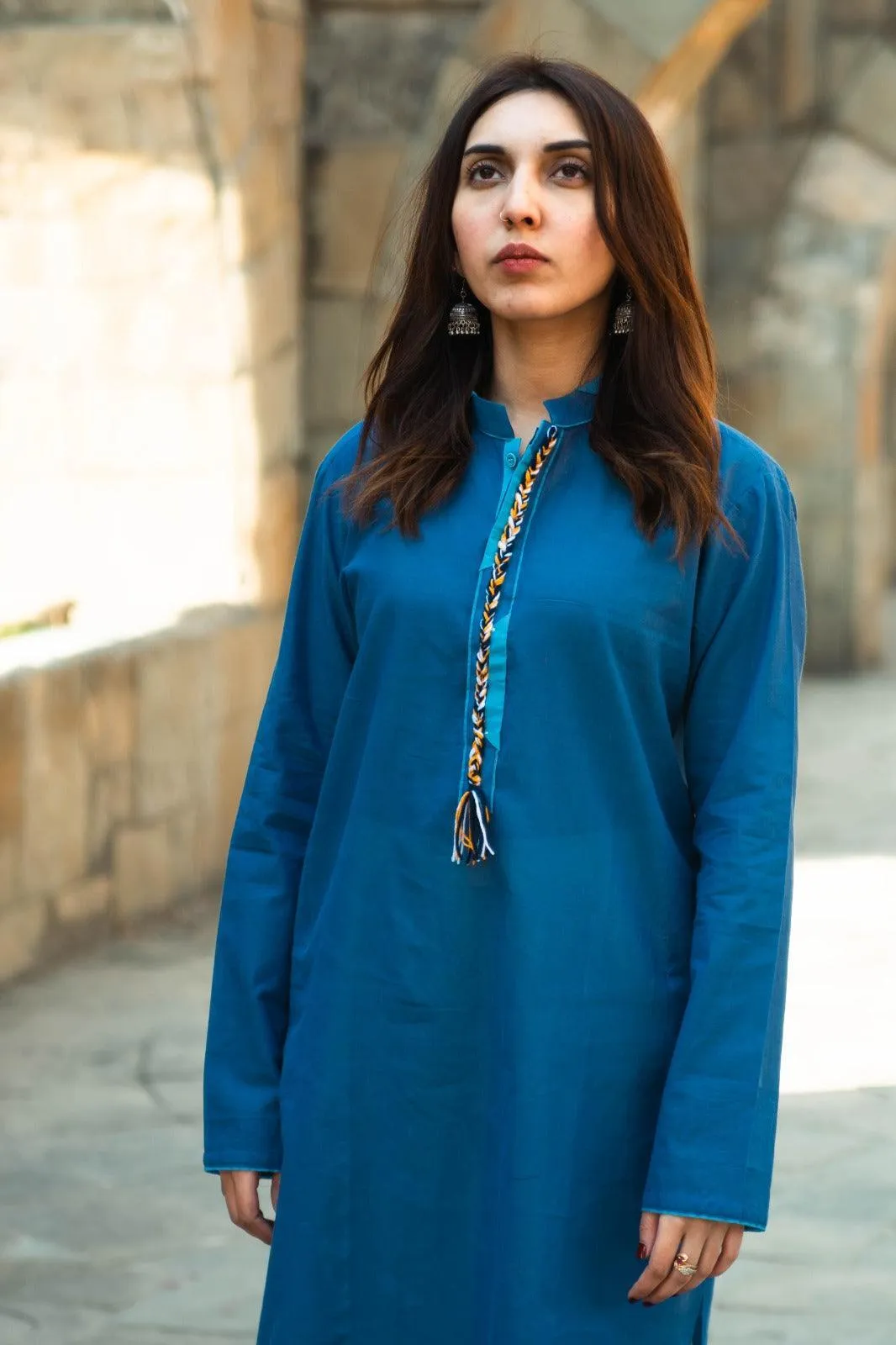 Leila - Sapphire Blue Spring/Summer Kurta