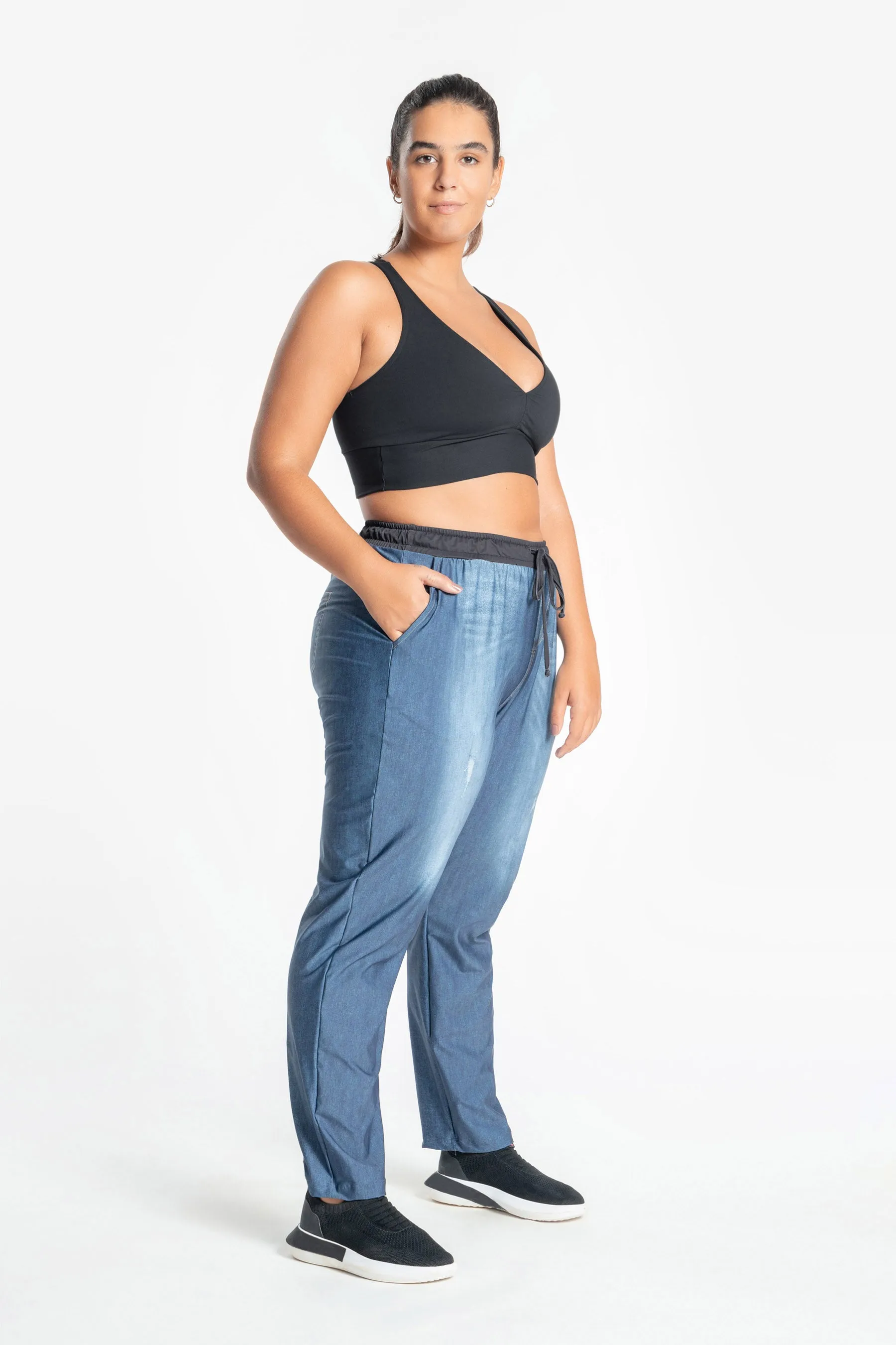 LIVE!  Blue Dream Boyfriend Pants